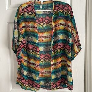 Rachel Kate Multicolored Duster Small - Large